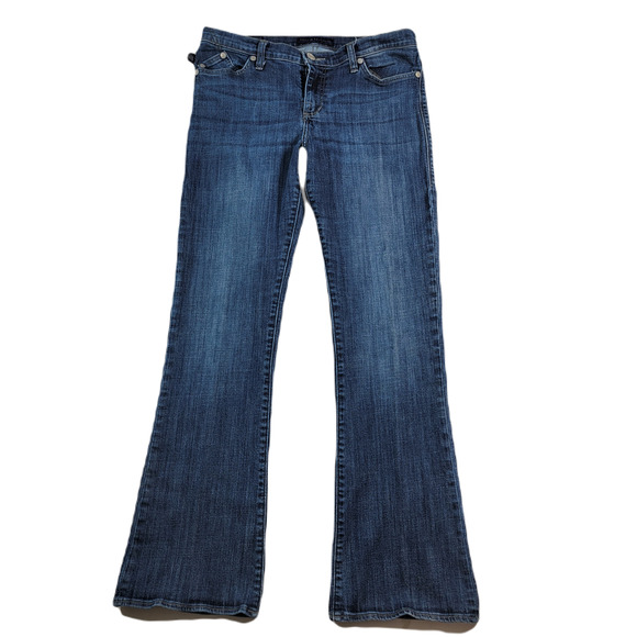 Rock & Republic Jeans Womens 14M 14 32 x‎ 31 Kasandra Blue Bootcut Lowrise - Picture 1 of 12